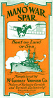 Man O War Spar Mccloskey Varnishes Advertisement 1920 s Best On Land   Sea