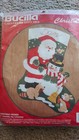Bucilla Christmas Friends Vtg Felt Stocking Kit Sequin Embellished 15    Woodlands