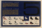 Nike Air Jordan V 5 Retro 3 4 Hi 2000 Shoe Box Card Laney Royal Maize 4x6