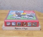 Melissa And Doug Farm Scenes Wooden Cube Puzzle 6 Scenes New Sealed Toddler Toy