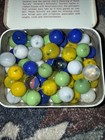 Vintage Glass Peewee Marble Bulk Lot  54 Pcs 