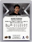 Quinn Hughes  11 2025-26 4 Nations Face-off Card United States