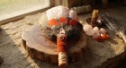 Handcrafted Crimson Dawn Heart Chakra Smudge Fan     Made To Order