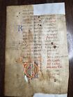 Very Rare Illuminated Medieval Breviary Manuscript - 12th Century - Psalm 52