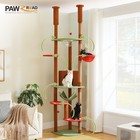 Pawz Road Cat Tree Tower Floor To Ceiling Height Adjustable Scratching Post Toys