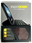 Zagg Keys Gen 2 3 4 Ipad  non-pro  Pro Folio Keyboard Case Alligator Brown Apple