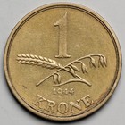 1944 Denmark 1 Krone