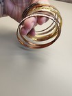 Lot Of 8 Vintage Bangle  Bracelets From The Late 1980 s early 1990 s 