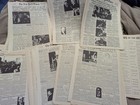 New York Times Front Page Paper Pack 25 Pages Reprints From Book