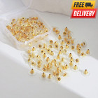 50-300x Earring Backs Soft Silicone Stopper Rubber Ear Plugs Anti-slip Stud Hook