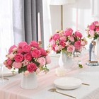 Artificial Peony Flowers 36 Heads Fake Bouquets Party   Celebration Decorations 