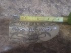 Vintage Scrimshaw  whaler Lion   Faux Resin Tooth 3 5 