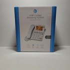 At t Cl4940 Corded Single Line Speakerphone Answering System Lg Display - White