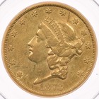 1873-cc  20 Pcgs Vf35 Gold Liberty Double Eagle Carson City