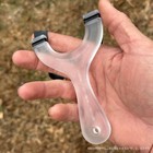 Simpleshot Hornet Slingshot Bundle With 2 Flat Bands  Target  Clay   Steel Ammo
