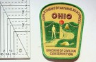 Ohio Dept Of Natural Resources Embroidered Patch Vtg Conservation