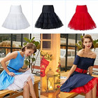 50s Women Petticoat Underskirt Retro Crinoline Half Slips-rockabilly Tutu-skirt