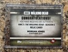 Walking Dead Season 6 Morgan Jones Authentic Wardrobe Relic Card