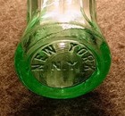 Coca-cola Bottle 6 Oz  New York-new York       Rare Mid Cent   returned  17-48  