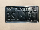 Vintage Original 1966 Texas License Plate Bmk 126 Never Mounted
