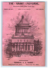 1880s President Grant Memorial Dedication Harbor Ship Scene  7l