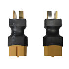2 Male Deans Type T-plug To Female Xt60 Rc Battery Adapter Us New