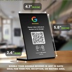 Google Review Stand  3-pack  By - Tap Or Scan For Instant Reviews - Boost Cus   