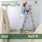 Canvas Drop Cloth 1pc  Reusable Paint Drop Cloth  100  Recycled Cotton Canvas Ta