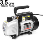 Xtremepowerus Single-stage 3 5cfm Rotary Vane Deep Vacuum Pump 1 4hp Hvac Ac Air