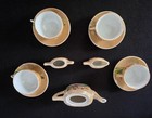 Vintage 1940 s Childs 11pc Tea Set Hand Painted Floral Luster Ware Made In Japan