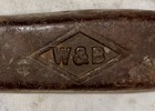 Antique C   S Railroad 17  W   B Usa Made Monkey Wrench