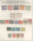 British Solomon Islands Classic Collection 4 Scans - 46304 Qqq