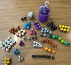 Mighty Beanz Lot Of 121 Mixed Series  2010   2017 Only 1 Duplicate  By Moose