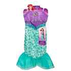 Disney Princess Ariel Dress Costume Dress Up Size 4-6x Pretend Play 