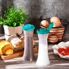 6 3  Hourglass Salt And Pepper Shakers Set Of 2 Green With Cap New Kitchen Tool