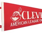 Vintage 1954 Cleveland Indians American League Champs Baseball Pennant Early Old