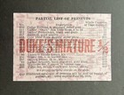 1910-1916 Duke   s Mixture Tobacco Baseball Half Coupon T206 Cigarette Card Era