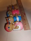 Lot Of 4 Vintage Playskool Glo Glow Worm Friends Figure Figurine Bashfulbug 1986
