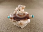 Tibetan Old Agate 1 Eyes Dzi Beads Amulet Pendant Bracelet Ancient Gzi Bead C90