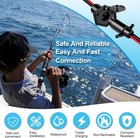 12v-24v Trolling Motor Plug Waterproof 8 Gauge 2 Wire Receptacle For Minn Kota