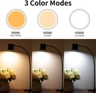 Dott Arts Desk Lamp usb Clip On Light book Lights For Reading At Night 3 Color M