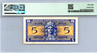 Series 521  5 Cents Military Payment Certificate 3rd Printing Pmg 58 Epq S841-3