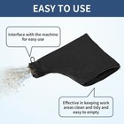 Miter Saw Dust Collection Bags  2-pack With Zipper  Fits 1 5  To 2  Ports