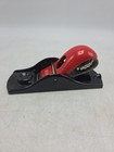 Vintage Stanley Wood Plane Made In England 6 1 2  Fv10 Red Black Enamel 