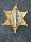 Obsolete vintage Rock Island Lines Railroad Depot Sergeant Police Badge   657