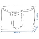 Large Size Ikea Shopping Bag Blue Sturdy Laundry Grocery Durable- Frakta 19gal