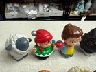 Fisher Price Little People Figures Lot 16 Christmas Nativity Jesus Manger Elves 