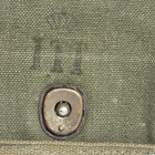 Vintage Us Military M18a1 Chemical Detector Kit Canvas Case Pouch Itt