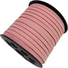 5mm Faux Suede Leather Cord String For Jewerly Making 40 Yards Pink Bracelet Cor