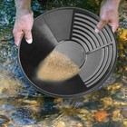 Durable Gold Pan Large Capacity Plastic Gold Panning Tools With Riffle Design Pr
